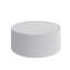 Endston Cylindrical Leather Coffee Table with Light Slate Top-128877279