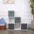 Jane 6 Box Staircase Shelf with 4 Baskets