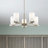 Delvin 5 - Light Dimmable Chandelier-1901879585