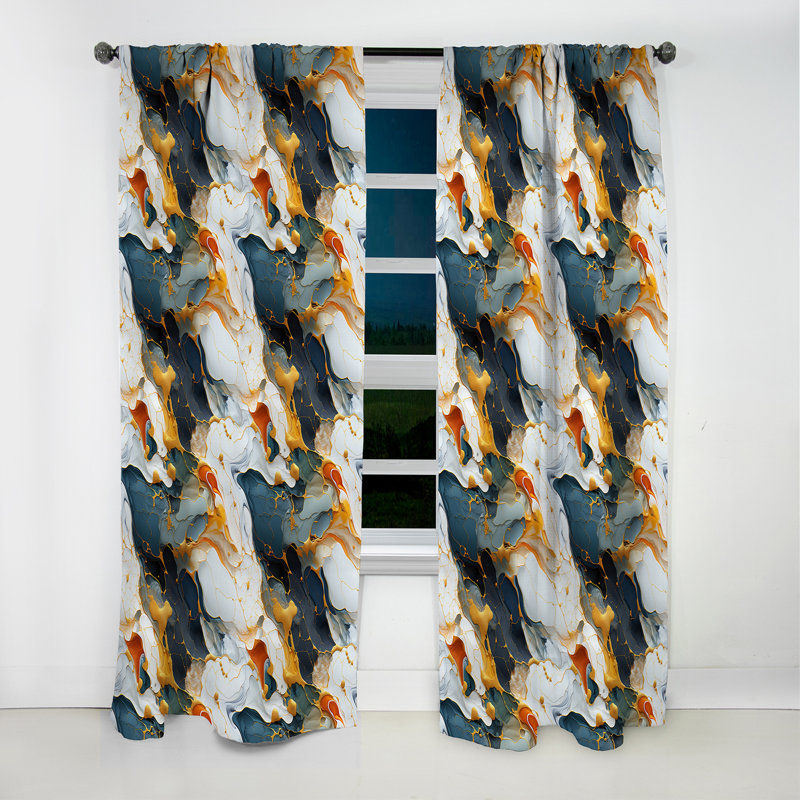 Rideau occultant en marbre Urban Retreat Marble II - 1 panneau, L 52 po x L 63 po