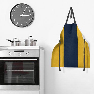 No Pattern Bib Apron
