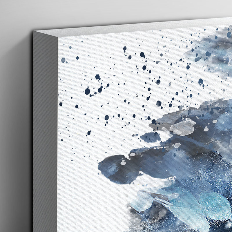 Winter Forest Wolf - Wall Art, 70cm H x 100cm W, Wrapped Canvas