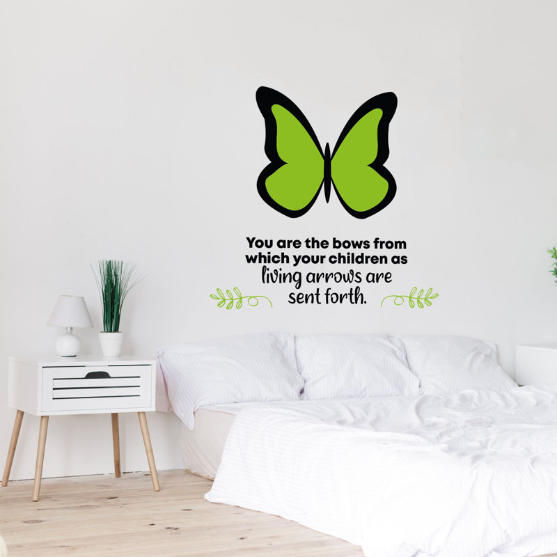 Text & Numbers Wall Decal, 20" H x 18" W