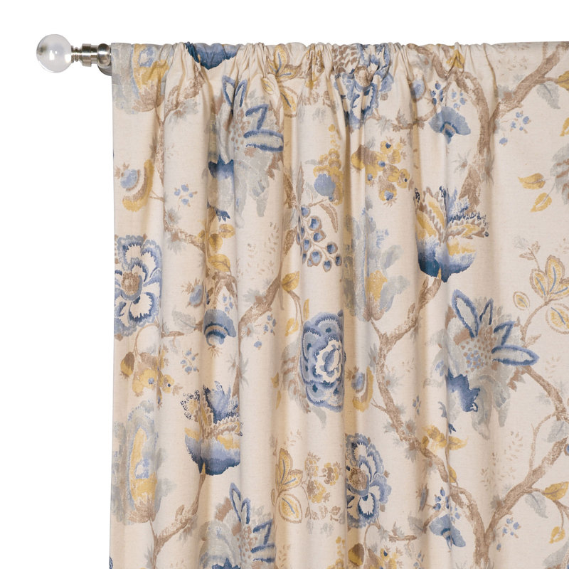 Panneau de rideau simple obscurcissant avec passe-tringle Emory, L 48 po x L 108 po