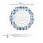 16pc Blue Geo Dinner Set