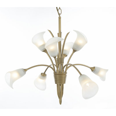 Guinyard 8-Light Shaded Chandelier