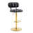 Pu Leather Upholstered Adjustable Height Bar Counter Stool 2Pcs-122486723-122486724