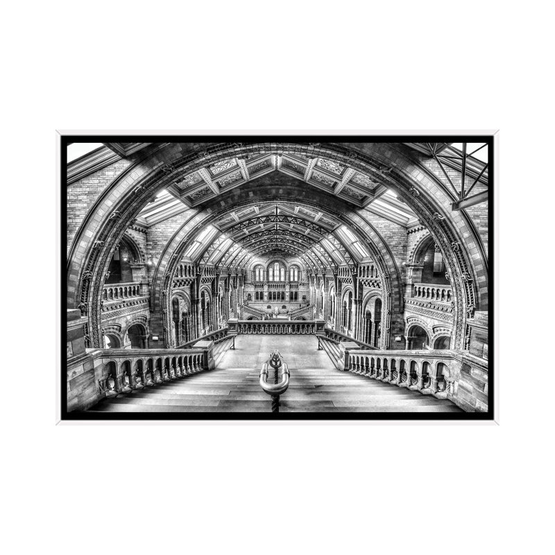 London Gallery by Marc Pelissier - Floater Frame Print on Canvas