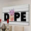 « dope ananas » par diana alcala, reproduction d’art sur bois blanc-22480998
