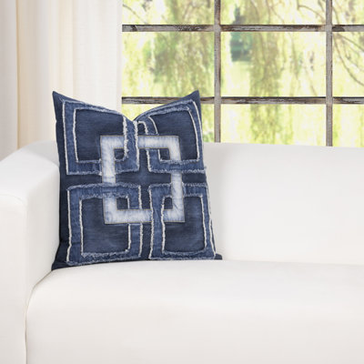  Cotton Throw Square Pillow Cover and Insert