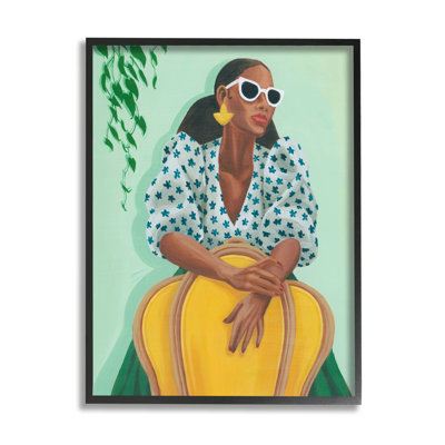 «Stylish Woman Trendy Portrait» par Grace Popp - impression