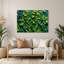 Art mural botanique vert persil en métal-1454685134