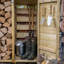 194.2cm W x 68.8cm D Solid Wood Log Store
