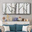 Birch Trees II - reproduction de cadre flottant sur toile-1817119700-1817119710