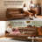 86.61 Inch Leather Sofa With Solid Wood Frame And Metal Legs