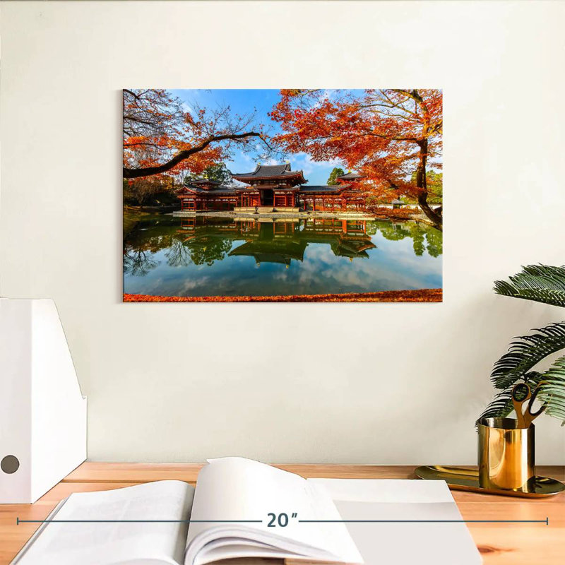 Temple Adella Uji Byodo-In, H 8 po x l 12 po