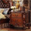 Table de chevet traditionnelle avec 2 tiroirs-409330030