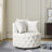 Button Tufted Velvet Upholstered Swivel Chair-538066441