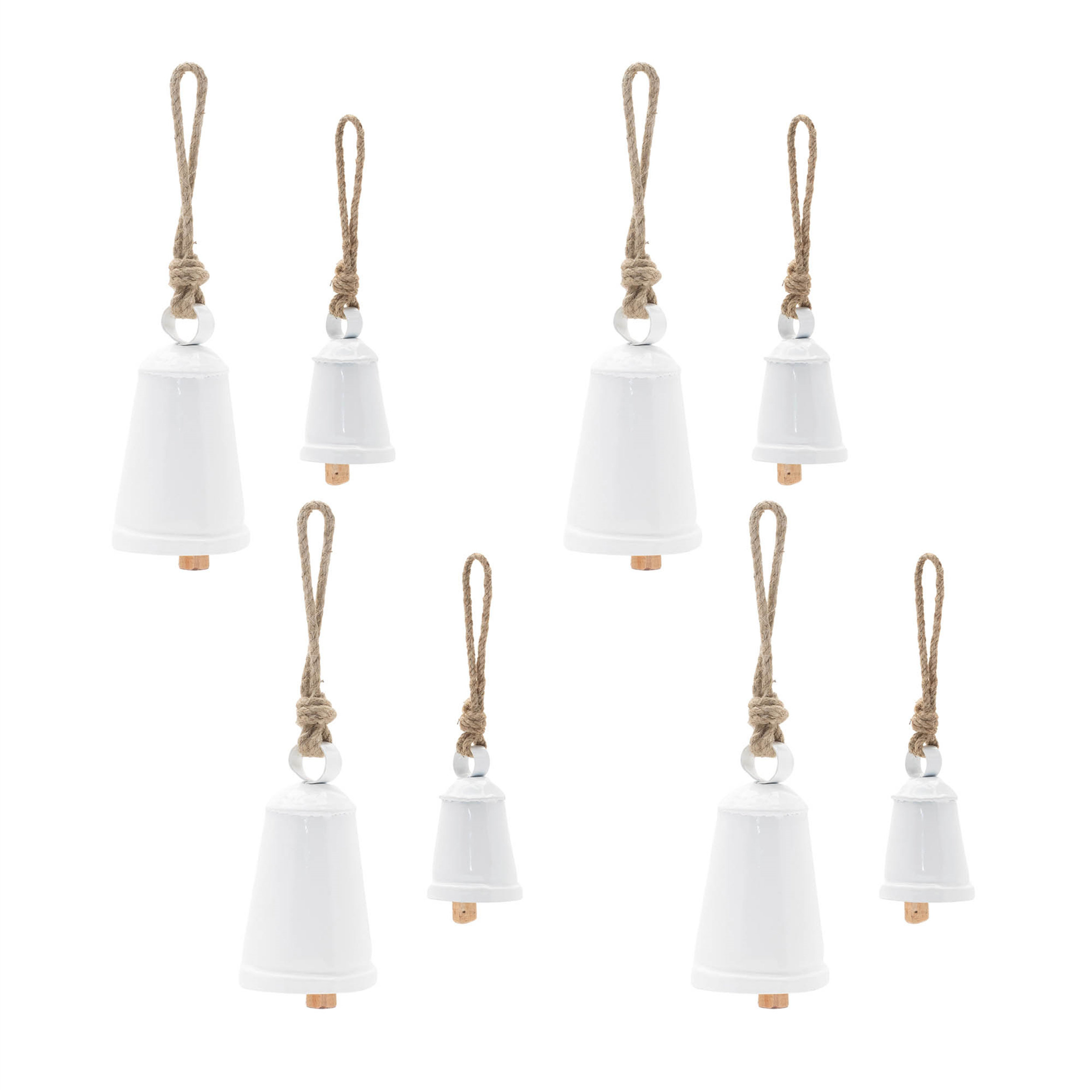 One Allium Way® Rustic Metal Bell Ornament | Wayfair