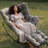 Dark Gray Egg Rocking Chair With Ottoman-879665507