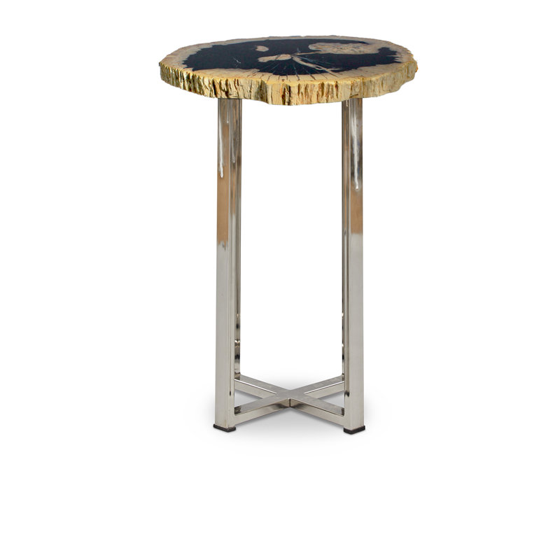 Solid Wood Top End Table