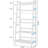 Ladder Bookcase 5-Tier Bookshelf-1108980178