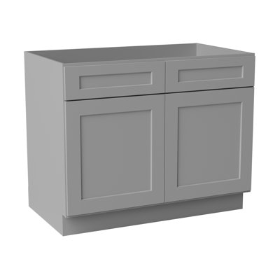 Sinber Ready to Assemble Solid Wood Shaker Base Kitchen Cabinet