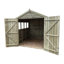 Shaniqua 8 ft. W x 10 ft. D Solid Wood Garden Shed-748822091