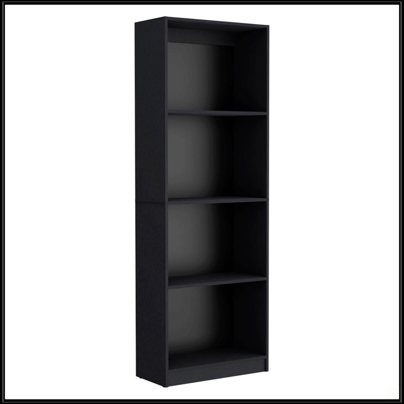 Black 2 Piece Living Room Set With 2 Bookcases