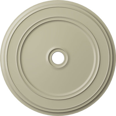 Médaillon de plafond Endurathane Milton, DE 40 5/8 po x P 1 3/4 po (convient aux auvents jusqu'à 7 7/8 po), fini cuivre peint à la main