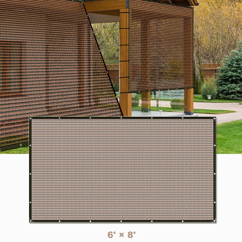 Toile d'ombrage pour patio, L 8 pi x L 6 pi