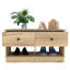 Storage Bench, Lower Shelf, Two Drawers,For Bedroom Living Room-365991584