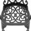 (Coussins de couleurs aléatoires) Ensemble de meubles de patio en aluminium coulé avec coussins 7 pièces
