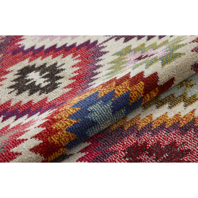 Geometric Area Rug, Runner 80 x 240cm