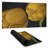 Two daffodils flowers - 15.75"x31.50" Desk mat
