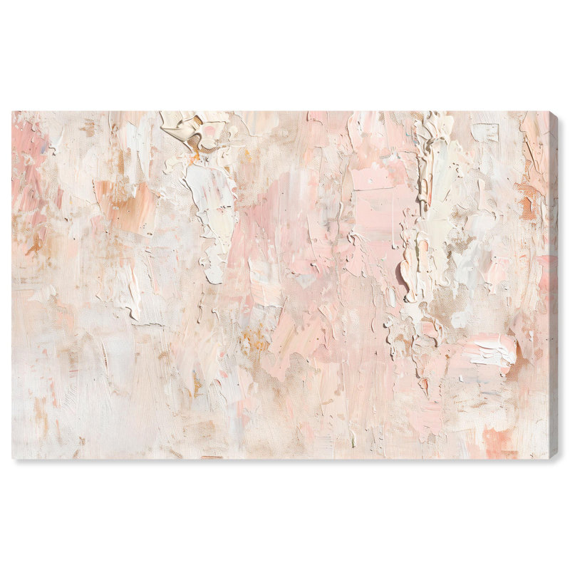 Impasto Layers sur toile texturée abstraite par Art Remedy, H 30 po x l 45 po, Toile tendue