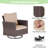 Aryen 8 Piece Outdoor Wicker Seating Group with Cushions and Rocking Swivel Chairs-2105308801-2105308806