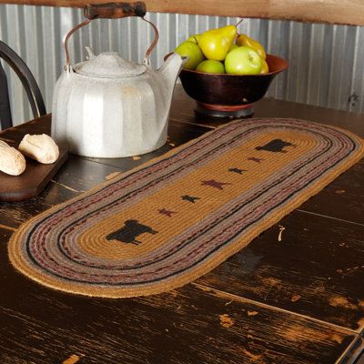 Erekson Geometric Oval Table Runner
