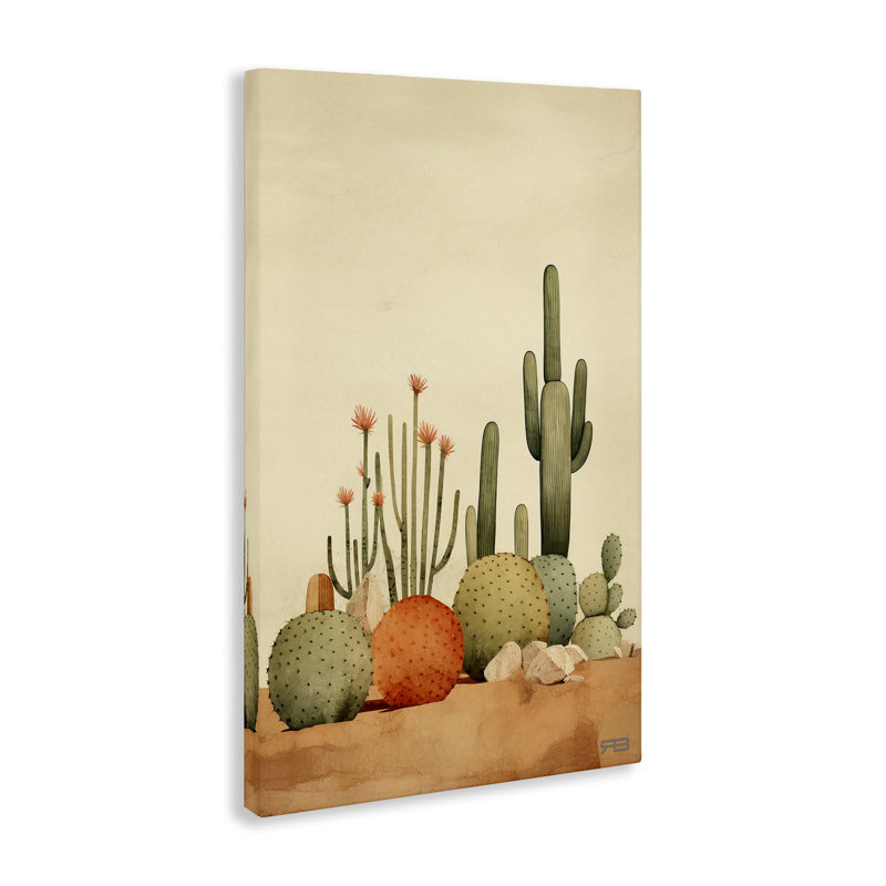 «Desert Cactus Scenery» par Roozbeh Bahramali, H 24 po x l 16 po