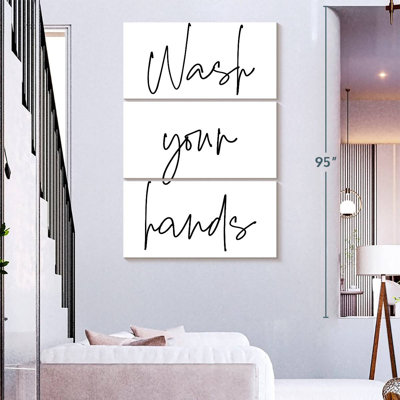 Tergel Minimalist Wash Your Hands