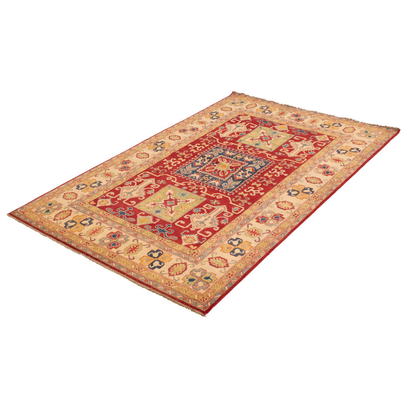Tapis rouge foncé Finest Ghazni 6 pi 5 po x 9 pi 10 po