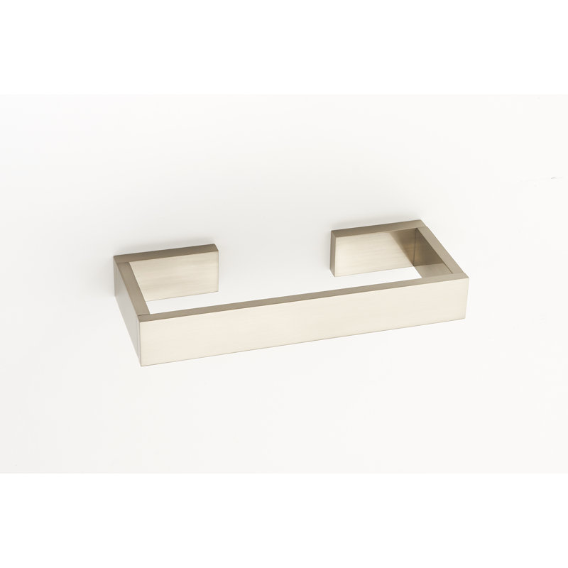 Linear Wall Mounted Towel Bar, Satin Nickel