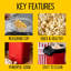 Keraiz Tabletop Popcorn Machine