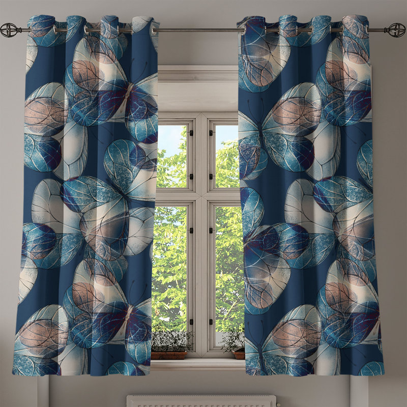 Rideau avec œillets Dakota Fields Wild Jungle, L 50 po x L 54 po