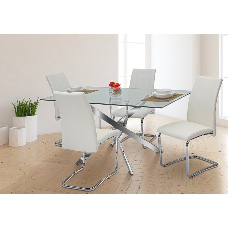 Ensemble repas pour 4 personnes Othin, Blanc