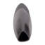 Vase de plancher en céramique émaillée pour comptoir de cuisine - Accent moderne avec profil haut pour console - brun et noir-1222622136