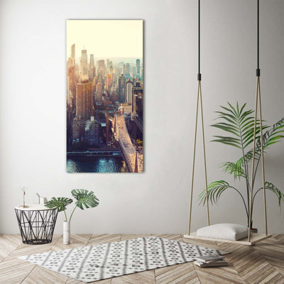 New York Bird Flight - Wrapped Canvas Print