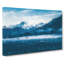 Snow Covered Mountains In Abstract - Wrapped Canvas Painting-55339700