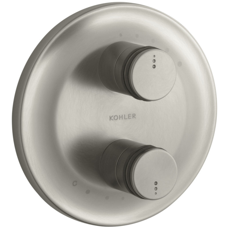 Garniture de soupape maîtreshower, Nickel brossé éclatant