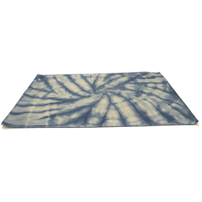 Tapis oriental bleu marine 5X8